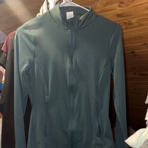 Victoria's Secret Full-Zip Bomber Jacket - Teal Green